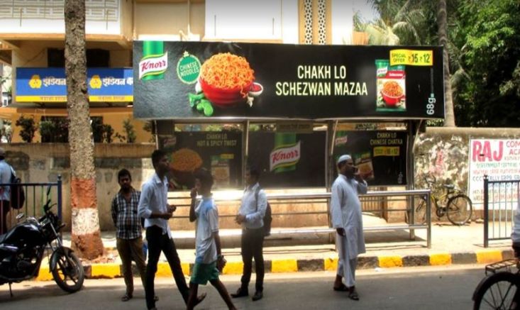 OOH Advertising Mumbai, Bus Shelter Hoardings Agency at Wadala Bus Stop in Mumbai, OOH Advertising, Outdoor ad company